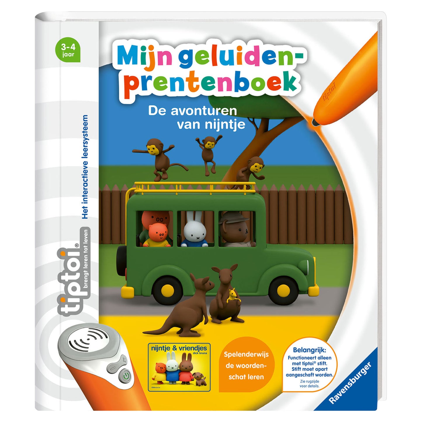 RAVENSBURGER Tiptoi libro The Adventures van Nijntje