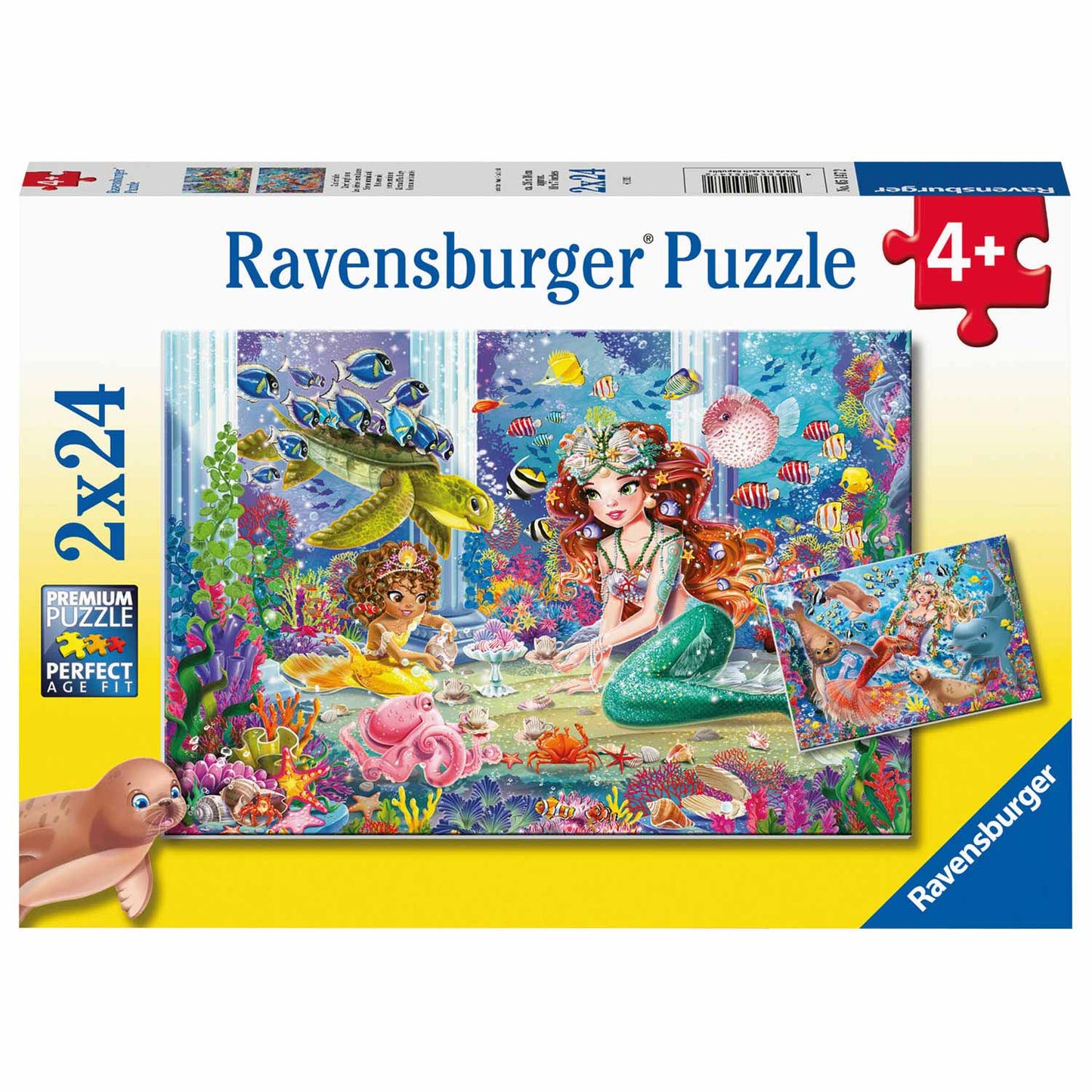 Ravensburger - sirene incantevoli 2x24 pezzi