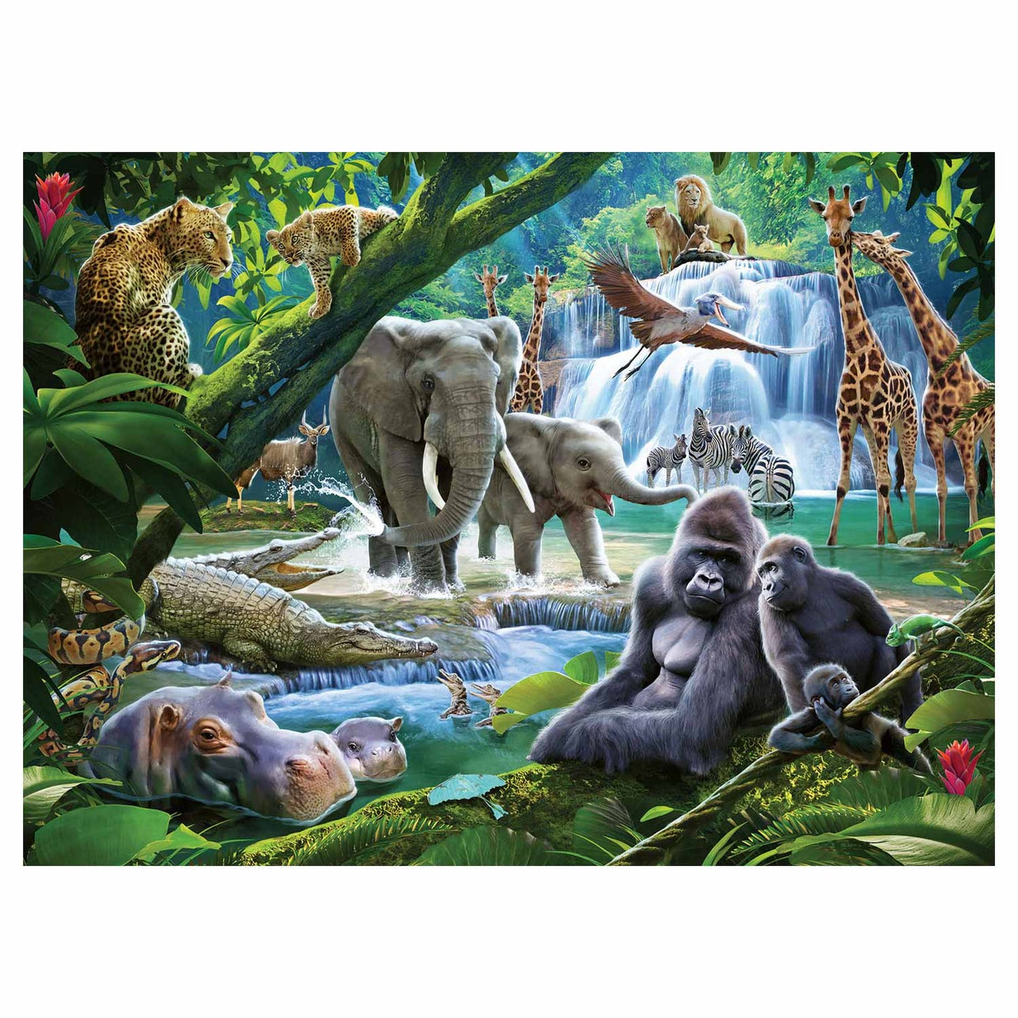 Ravensburger - Jungle Dieren 100st. Xxl