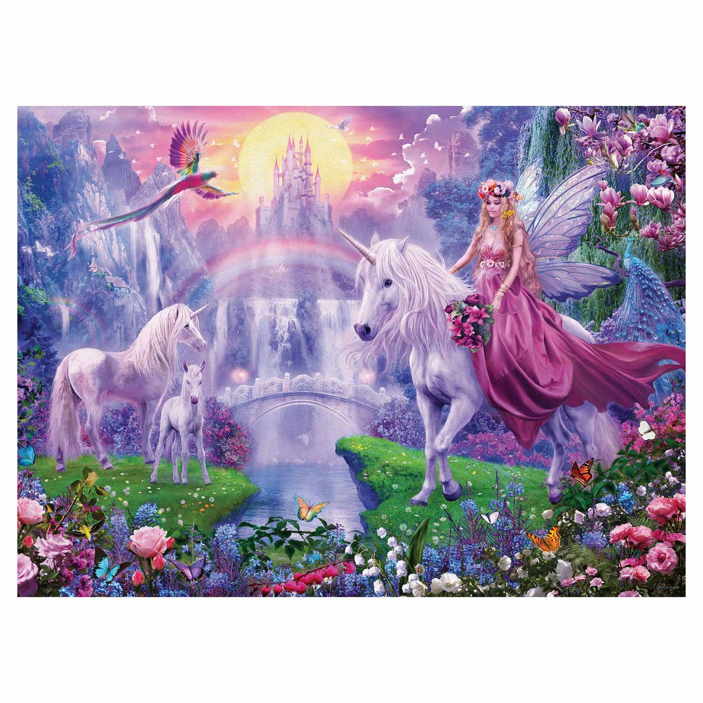 Ravensburger - Magical Unicorn Night 200 pezzi xxl