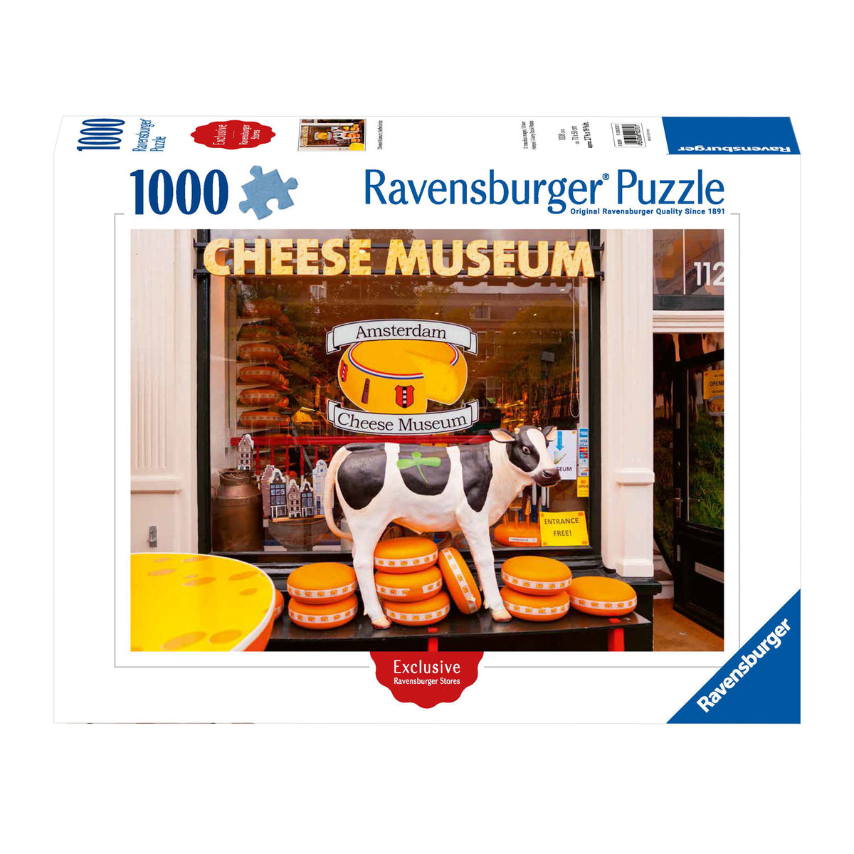 Ravensburger Jegin Puzzle Cheese Museum, 1000.