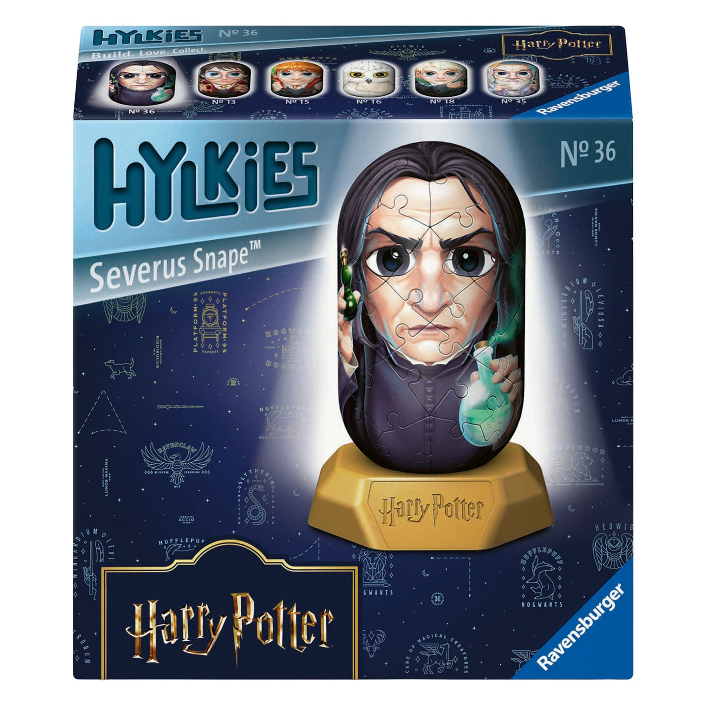 Ravensburger Puzzle 3D Hylkies Harry Potter Severus Snape - 54 piezas.