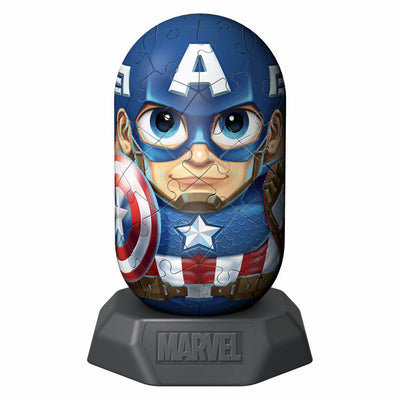 Ravensburger Puzzle 3D Hylkies Marvel Capitán América - 54 uds.