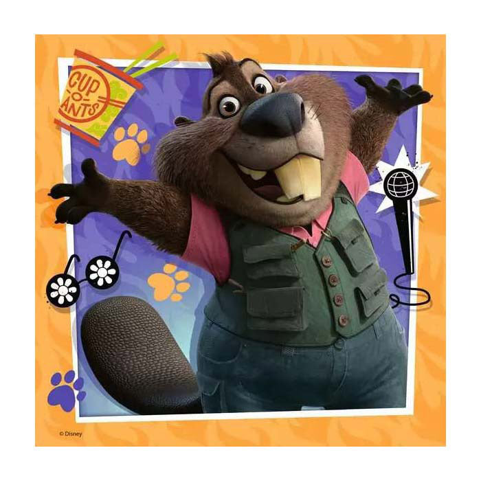 Puzzle Ravensburger Zootropolis 2 - 3x49 pezzi.