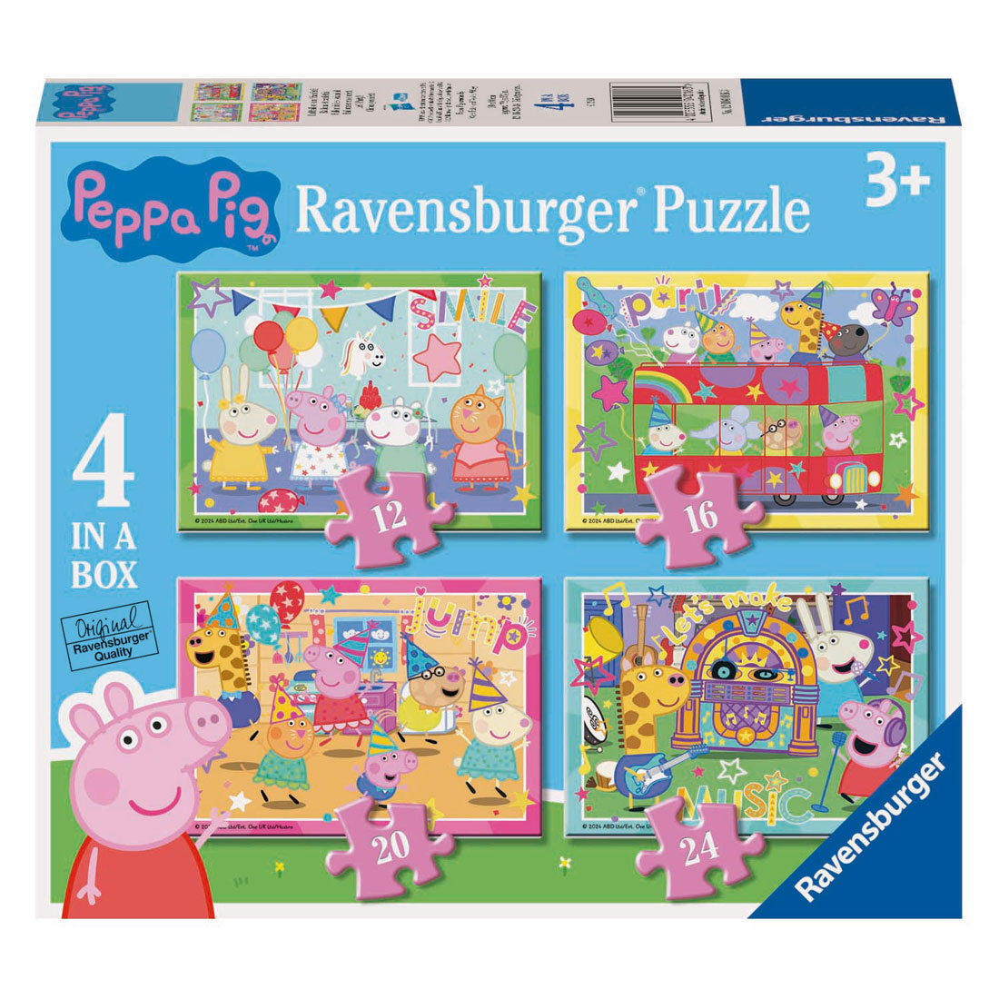 Puzzle Ravensburger Peppa Pig - 4 puzzle