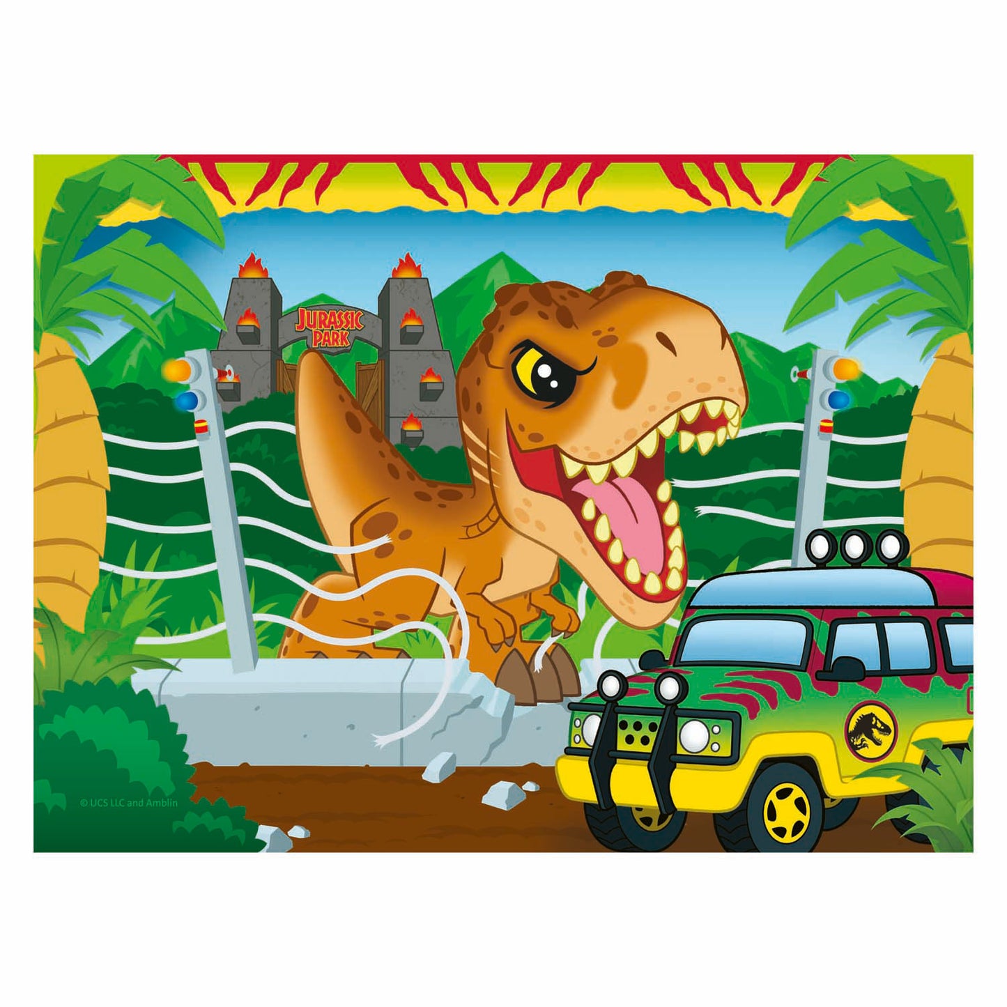 Puzzle Ravensburger Jurassic World Explorers - 4 puzzle