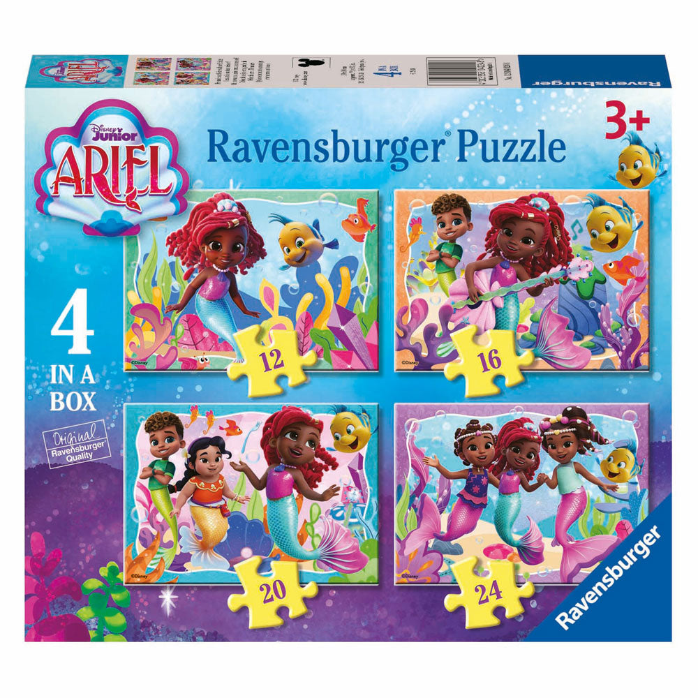 Puzzle Ravensburger Disney Junior Ariel - 4 puzzle