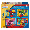 Ravensburger rompecabezas iron man y sus fantásticos amigos - 4 rompecabezas