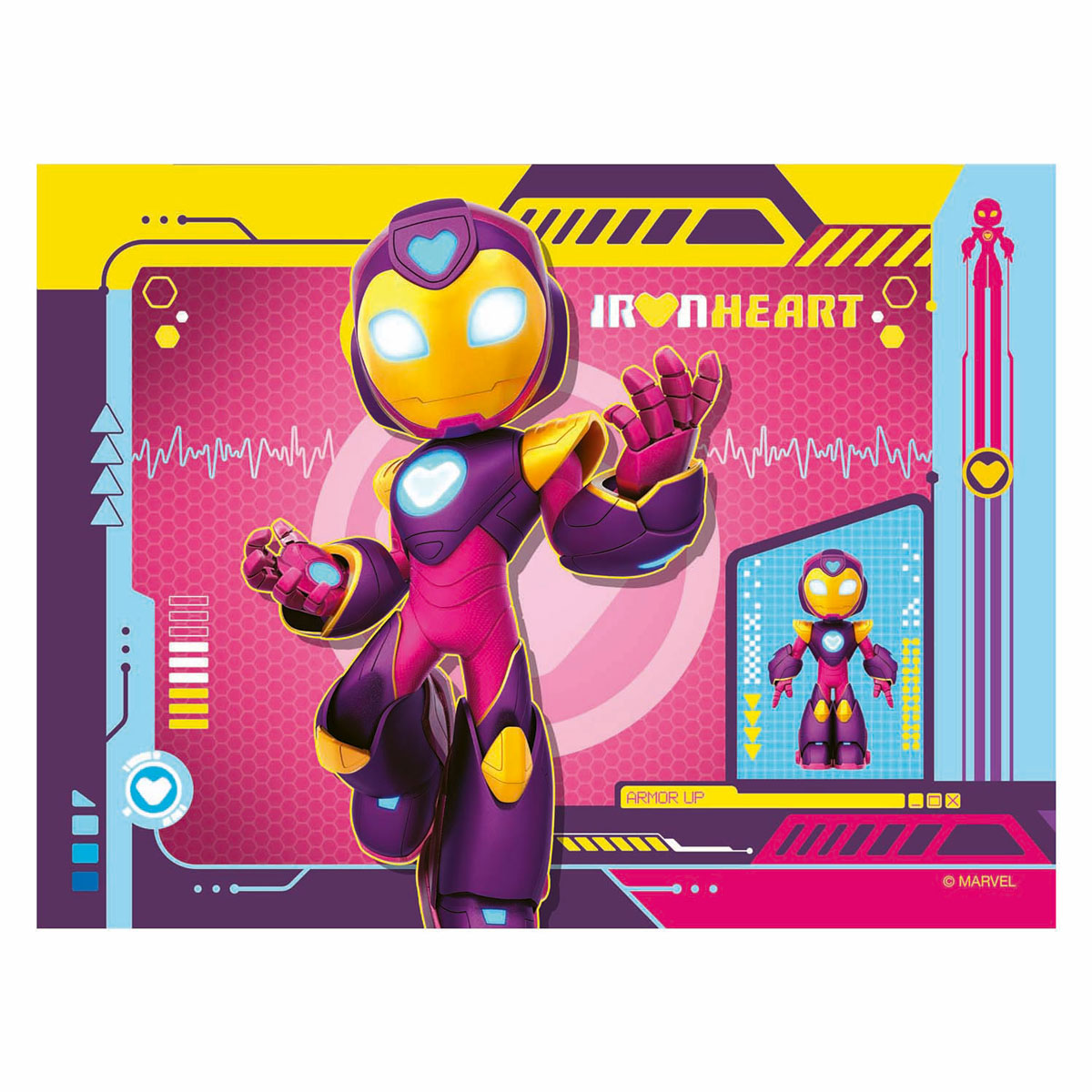 Ravensburger rompecabezas iron man y sus fantásticos amigos - 4 rompecabezas