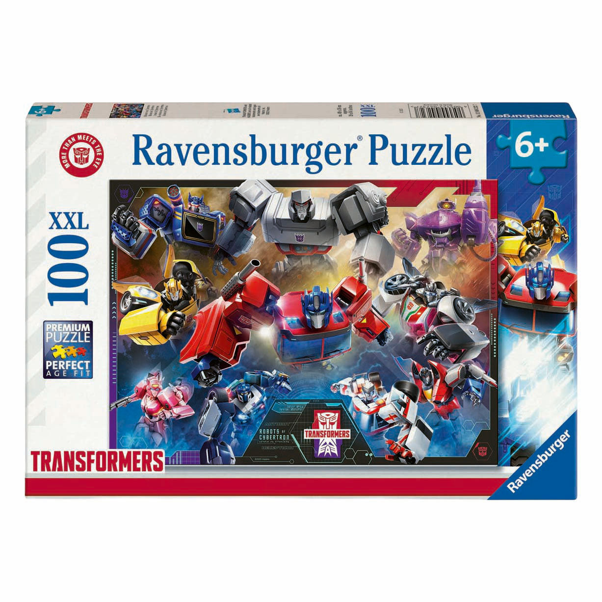 Transformadores de rompecabezas Ravensburger - 100 piezas. xxl