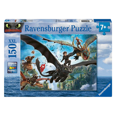 Puzzle Ravensburger draghi ed eroi - 150 pezzi. xxl