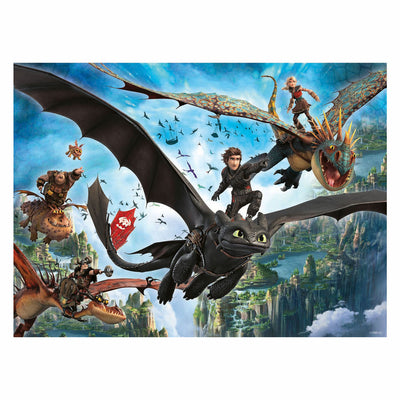 Puzzle Ravensburger draghi ed eroi - 150 pezzi. xxl