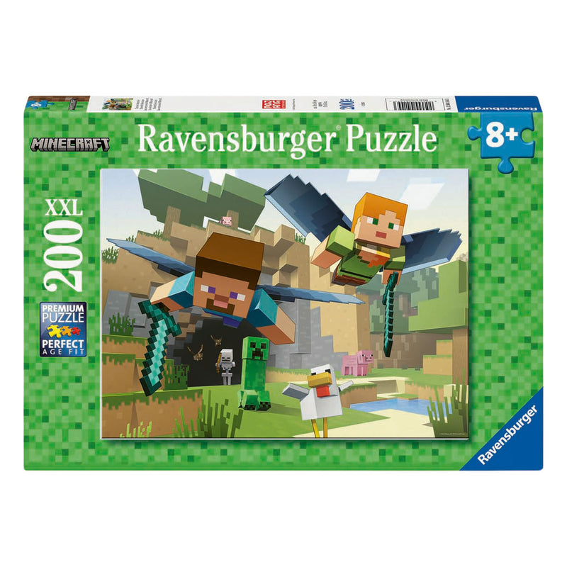 Ravensburger rompecabezas aventuras de Minecraft - 200 piezas. xxl