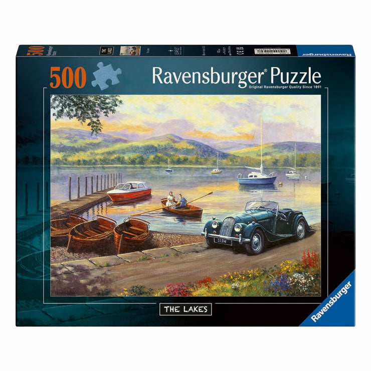 Ravensburger rompecabezas de los lagos - 500 piezas.