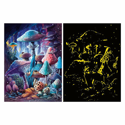 Ravensburger rompecabezas setas a la luz de la luna que brillan en la oscuridad - 500 piezas.