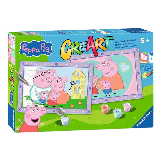 Ravensburger creart schilderen op nummer - la familia de peppa
