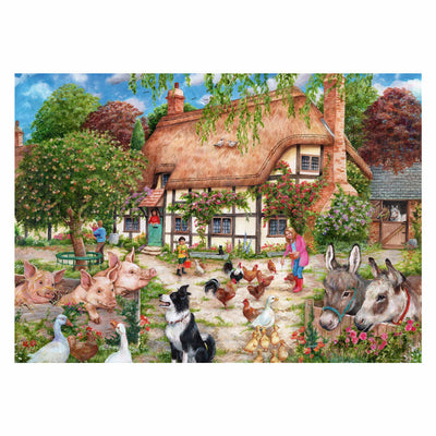 Ravensburger rompecabezas granja rural - 1000 piezas.