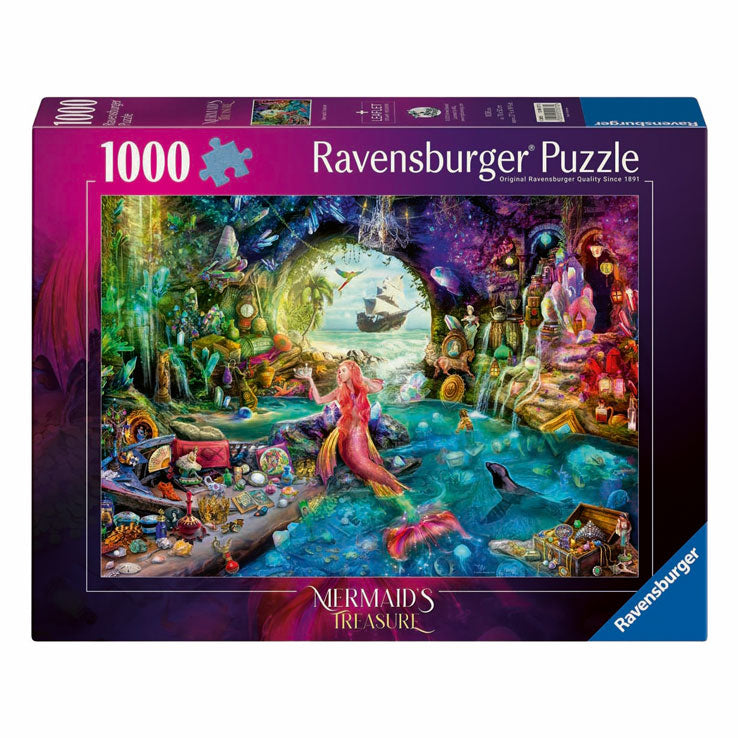 Ravensburger Puzzle Mermaids Treasure 1000 piezas