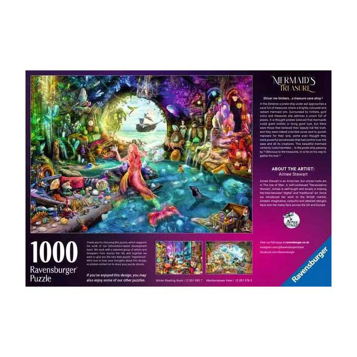 Ravensburger Puzzle Mermaids Treasure 1000 piezas