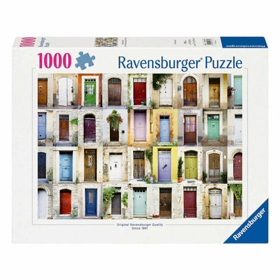 Ravensburger rompecabezas hermosas puertas en Provenza - 1000 piezas.