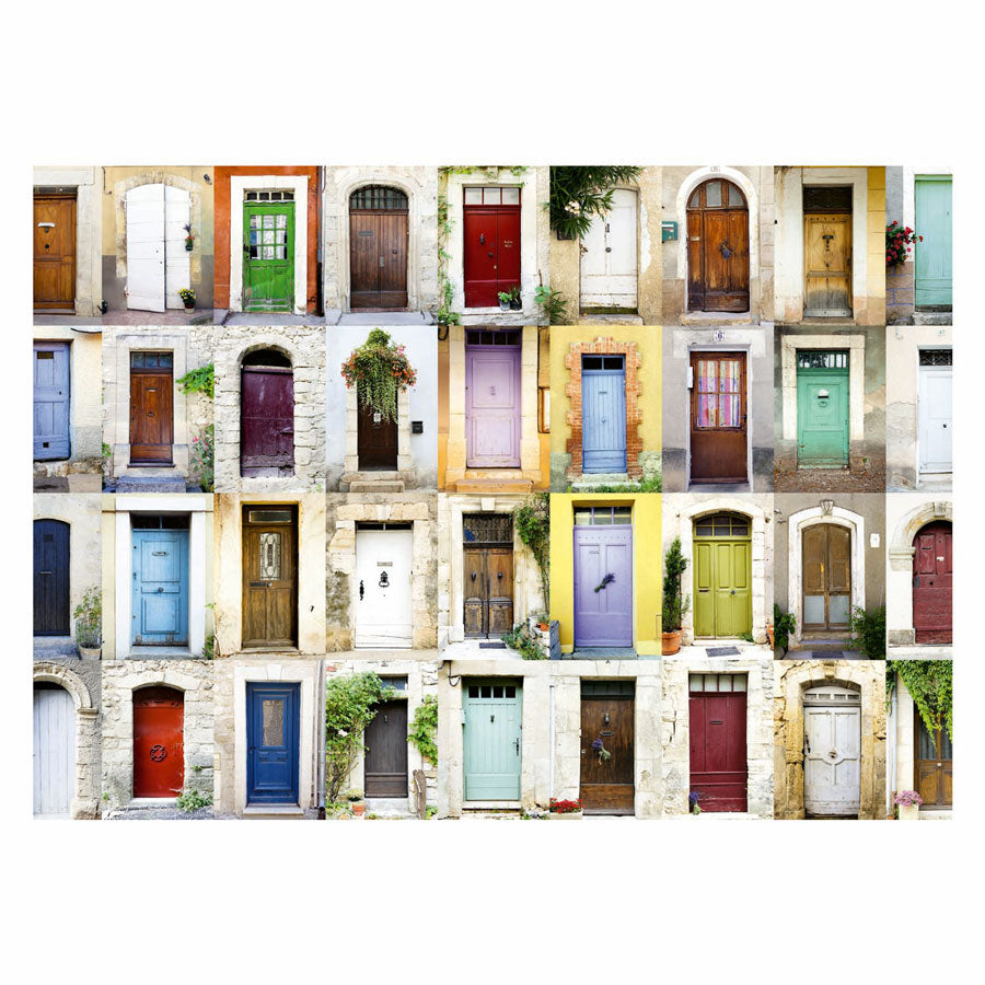 Ravensburger rompecabezas hermosas puertas en Provenza - 1000 piezas.