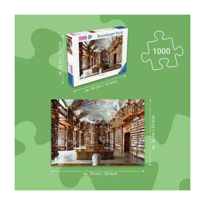 Ravensburger rompecabezas biblioteca pública de nueva york - 1000 piezas.