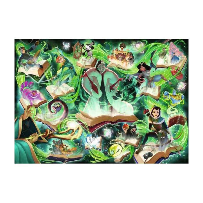 Puzzle Ravensburger Disney Lorcana Gimmers of the Realm: Emerald - 1000 pezzi.