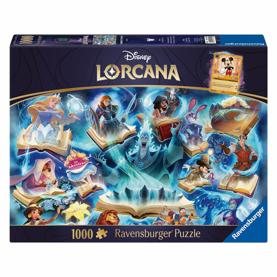Puzzle Ravensburger Disney Lorcana Gimmers of the Realm: Zaffiro - 1000 pezzi.
