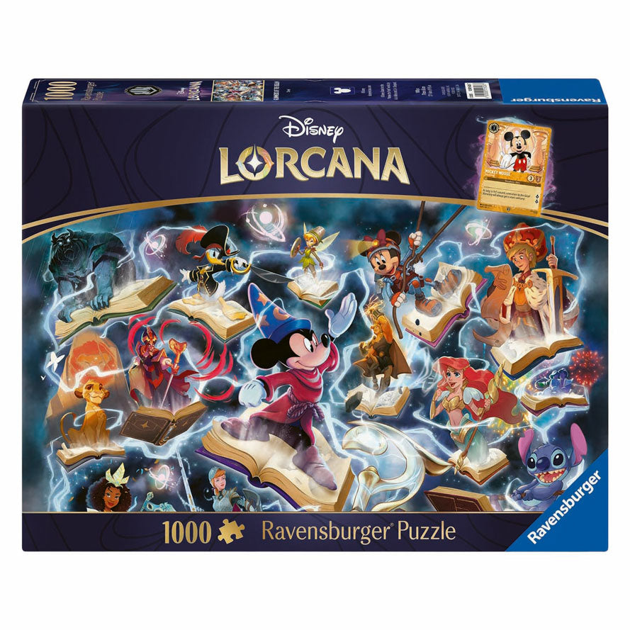 Ravensburger rompecabezas Disney Lorcana Glimmers of the Realm: Acero - 1000ud.