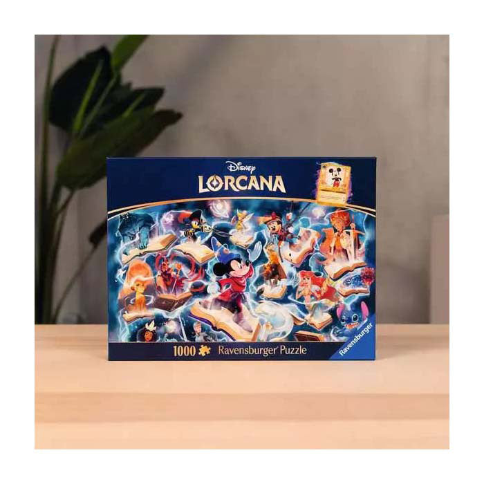 Ravensburger rompecabezas Disney Lorcana Glimmers of the Realm: Acero - 1000ud.