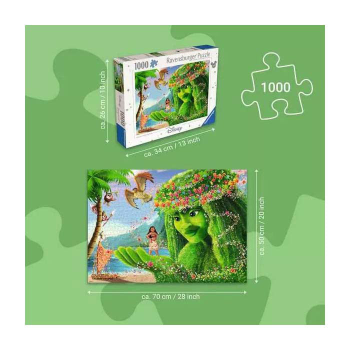 Puzzle Ravensburger Disney Vaiana - 1000 pezzi.