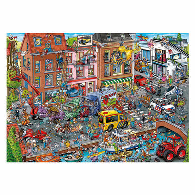 Puzzle Ravensburger viaggio nel tempo 3 tempi moderni - 1000 pezzi.