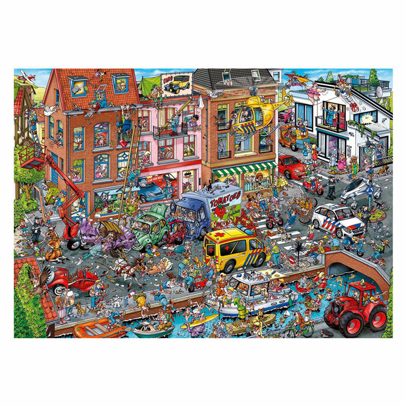 Puzzle Ravensburger viaggio nel tempo 3 tempi moderni - 1000 pezzi.