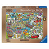 Puzzle Ravensburger Time Travel 4 Future - 1000 pezzi.