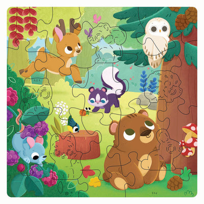 Ravensburger rompecabezas de madera animales del bosque - 22 piezas