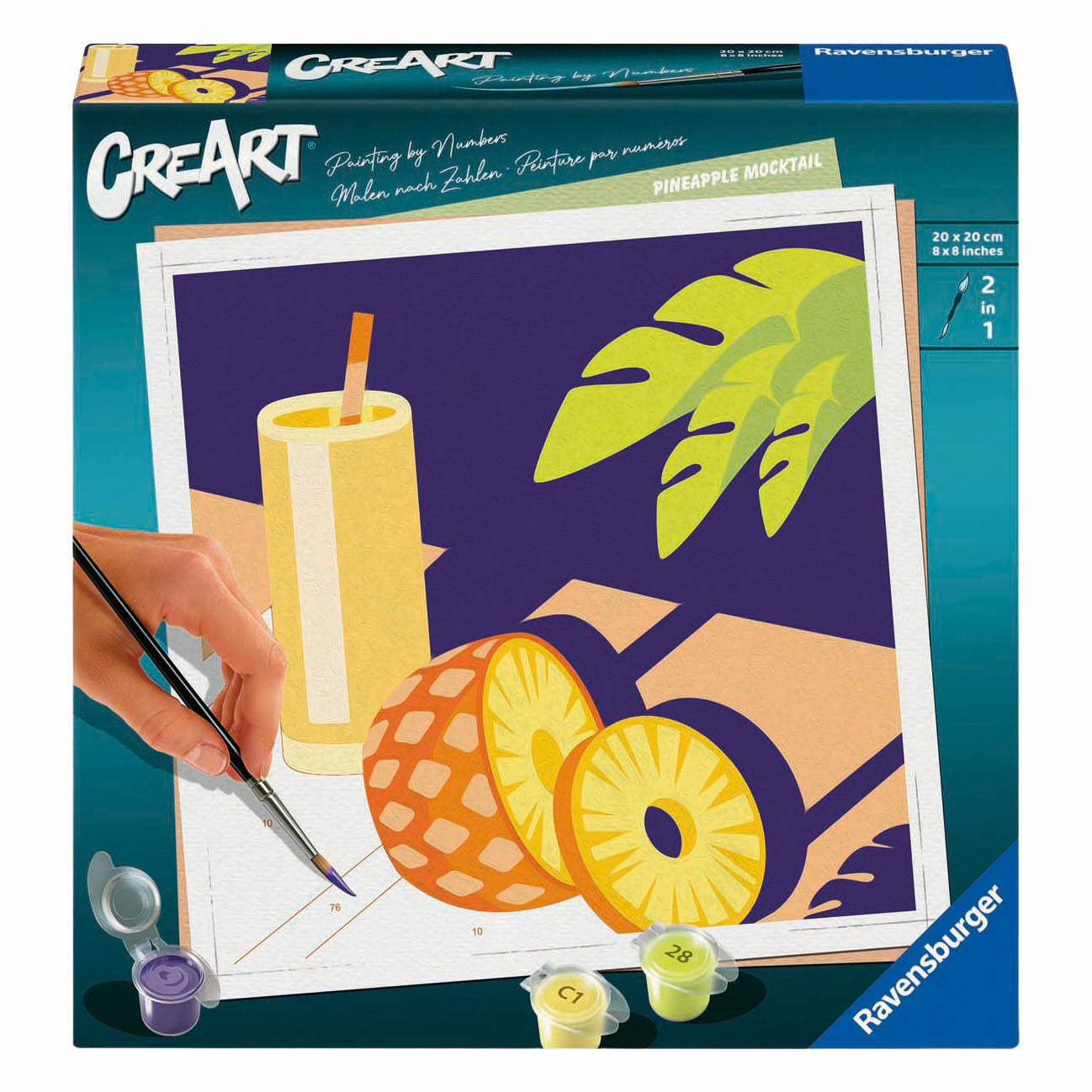 Ravensburger creart dipingi per numero - ananas