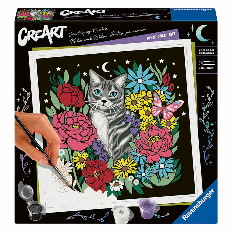 Ravensburger creart pixie vernice fredda per numero - cat
