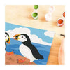 Ravensburger creart dipinge con i numeri - sommozzatori di pappagalli