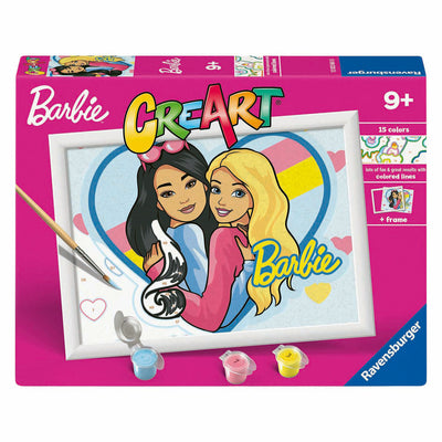 Ravensburger creart pintar por números - barbie duo