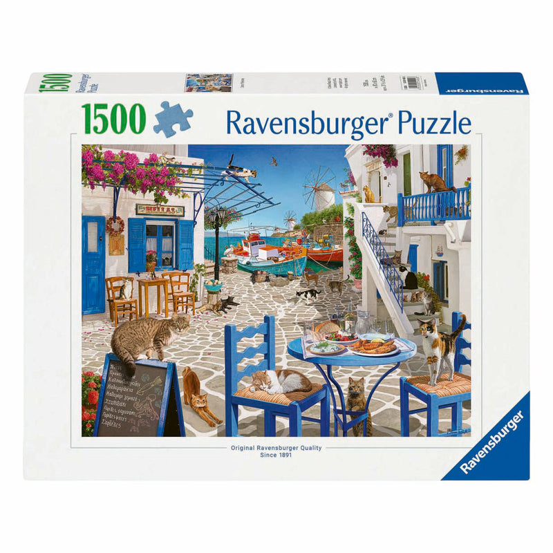 Ravensburger rompecabezas gatos de mykonos 1500 piezas