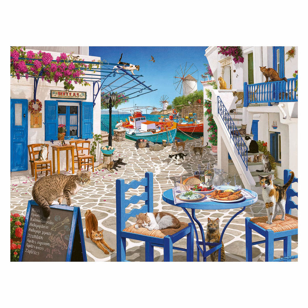 Ravensburger rompecabezas gatos de mykonos 1500 piezas