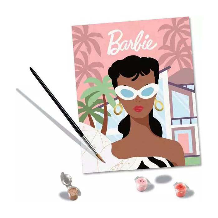 Ravensburger creart dipingi con i numeri - barbie