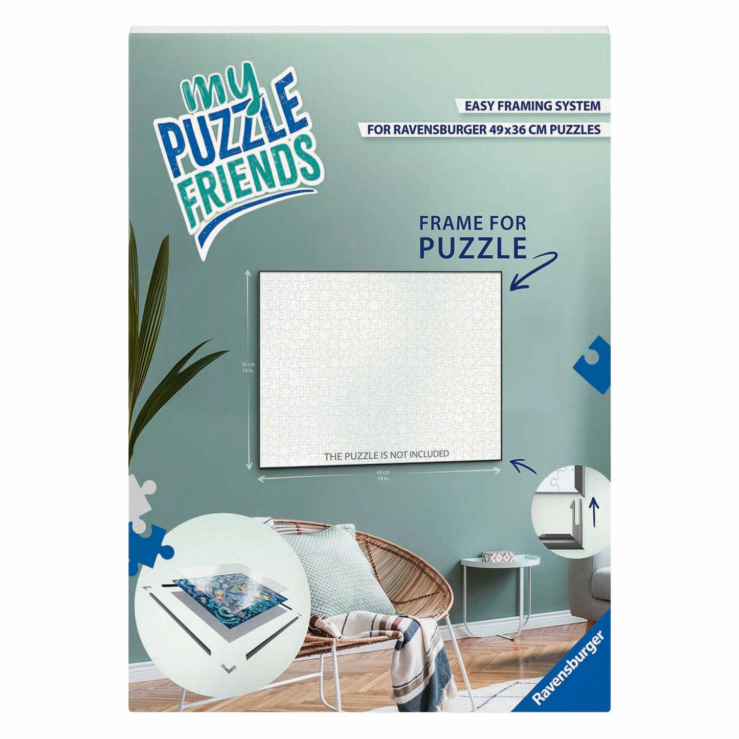 Ravensburger lista de rompecabezas rompecabezas de 500 piezas blanco