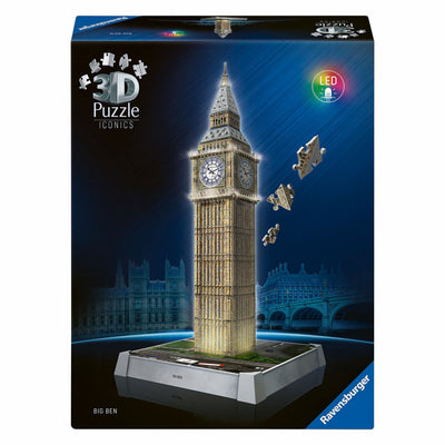 Ravensburger Iconics 3d Puzzle Big Ben con luz