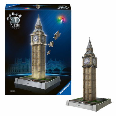 Ravensburger Iconics 3d Puzzle Big Ben con luz