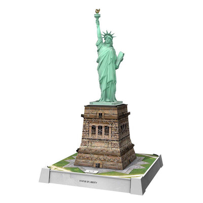 Ravensburger Puzzle 3D icónico Estatua de la Libertad - con luz - 128 piezas