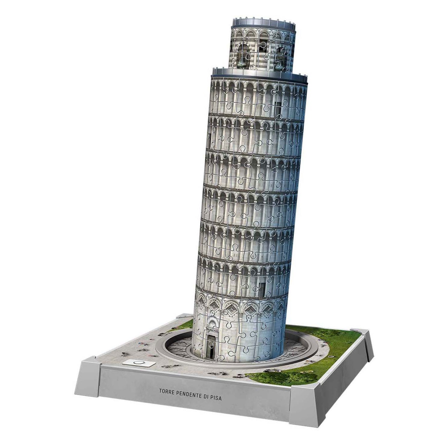 Ravensburger Puzzle 3D icónicos Torre de Pisa - con luz - 231 piezas.