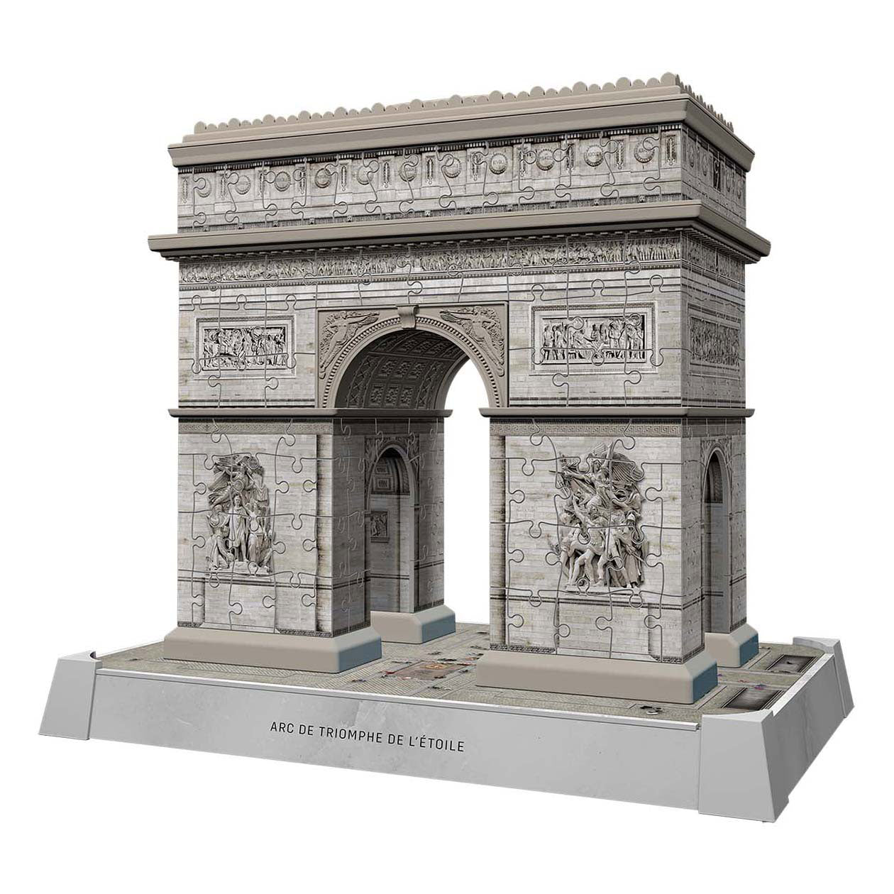 Ravensburger Puzzle 3D Iconics Arco di Trionfo Parigi - con luce - 255 pz.