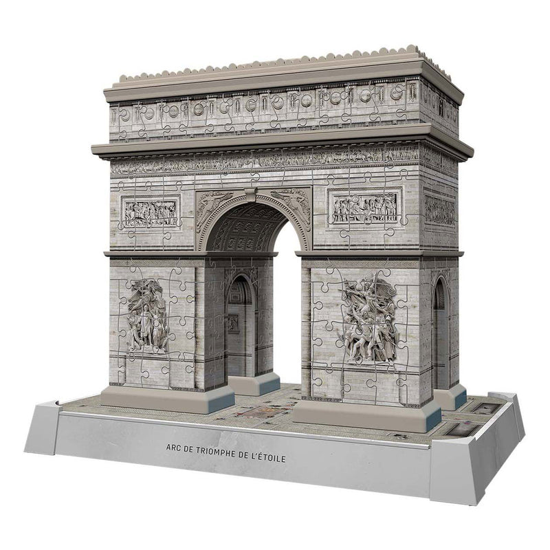 Ravensburger Puzzle 3D Iconics Arco di Trionfo Parigi - con luce - 255 pz.