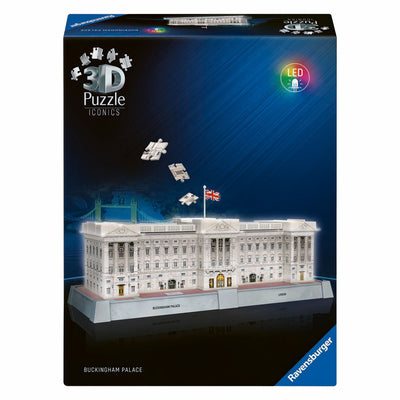Ravensburger Puzzle 3D Iconics Buckingham Palace - con luce - 260 pz.